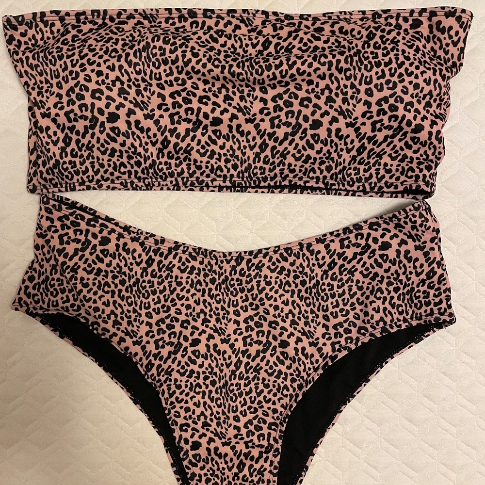 Shein Animal Print Bikini Size 2XL, NWOT